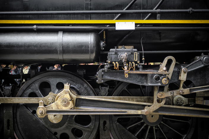 Locomotive à vapeur 141R840 à Paris Austerlitz le 21 octobre 2017 (photo Nicolas Laverroux)